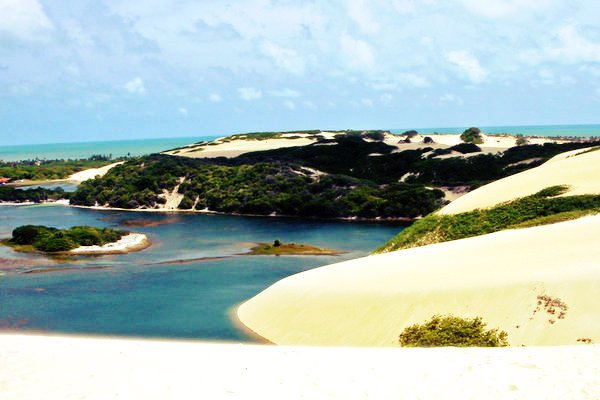 Mar de areia. 